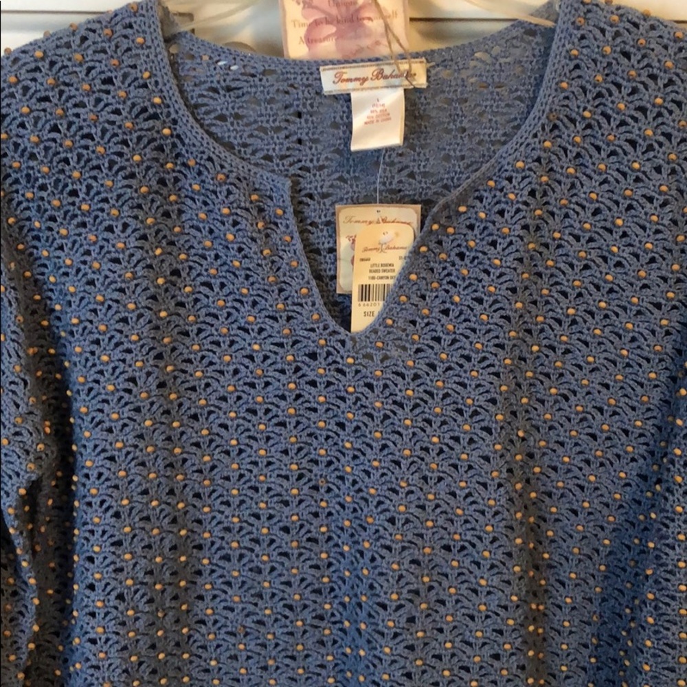 Tommy Bahamas hand crafted sweater